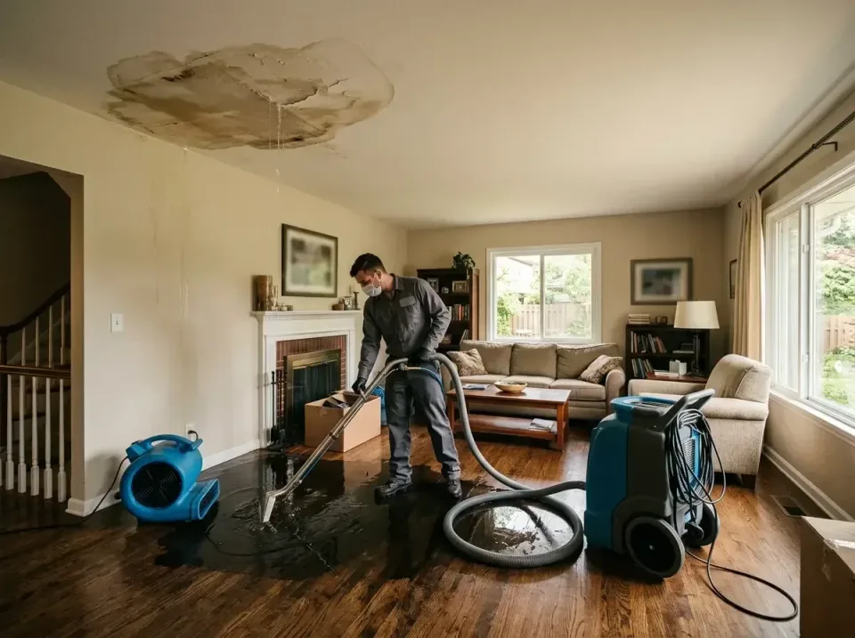 attic-pipe-burst-ceiling-drip-008 — frequently asked questions, Water Damage Restoration & Carpet Care in White Marsh, MD